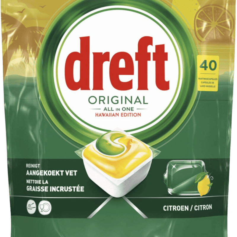 Dreft All-in one hawai tabs  40 stuks