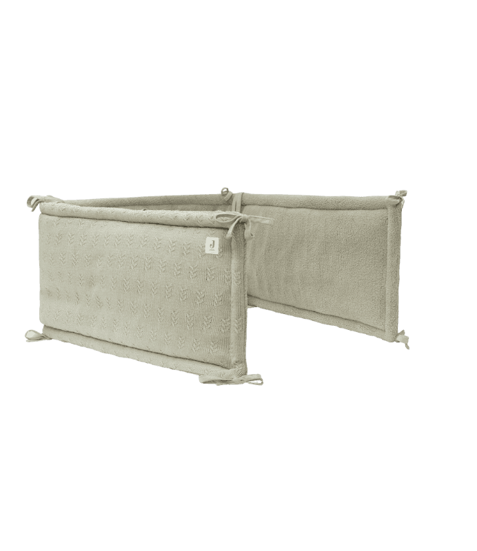 Bedomrander/Boxomrande r 180 x 30 cm Grain knit Olive Green