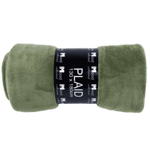 Maxime fleece plaid 180*130cm groen