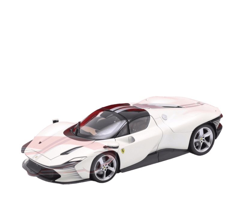 Burago FERRARI Ferrari DAYTONA SP3 wit/zwart 1/18