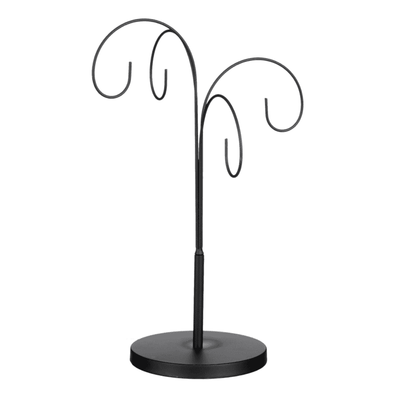 Ornament standaard zwart - L30xB30xH46cm