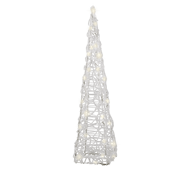 LED piramide wit H58cm - 30L