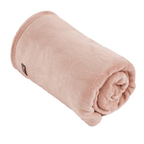 Famke fleece (L180xb130cm) plaid perzik