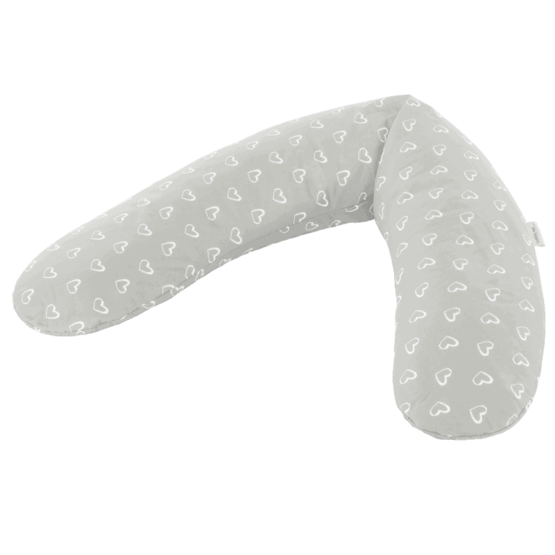 Theraline comfort kussen hearts greige jersey