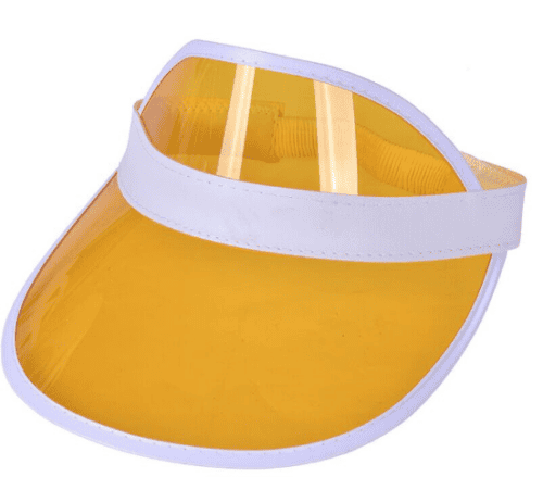 Pet zonneklep geel