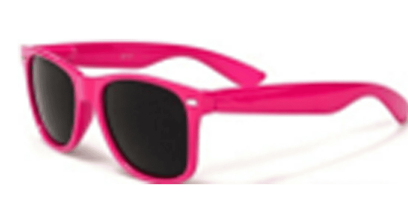 Bril disco neon fuchsia