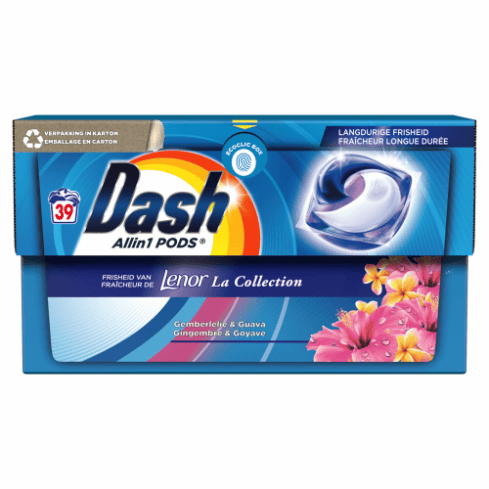 Dash Pods 3in1 gemberfolie 39st 889.2g