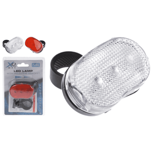 Fietslamp set  voor en achter 3led