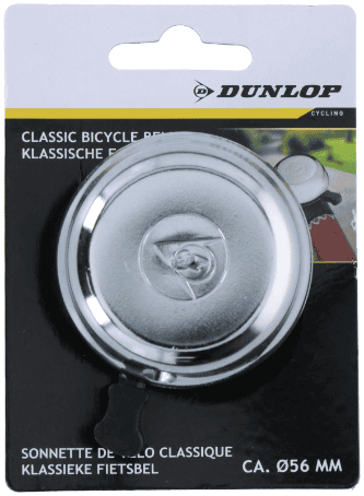 Dunlop Fietsbel klassiek zilver D 5.7 cm