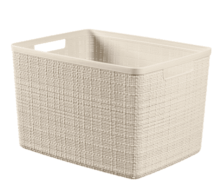 Curver Opbergbox RH 20L in jute wit