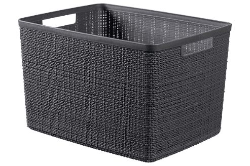 Curver Opbergbox RH 20L in jute donkergrijs