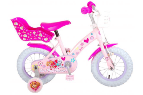 Meisjesfiets 12" Paw Patrol Pink CB