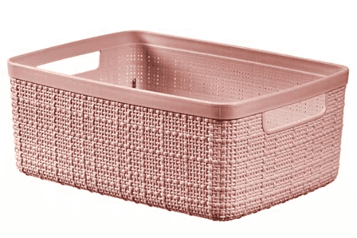 Curver jute opbergbox rose 5L