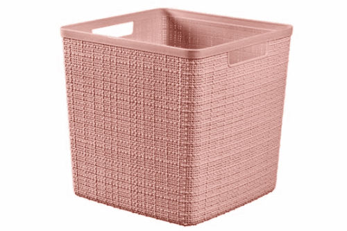 Curver jute opbergbox rose 17L