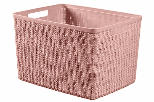 Curver jute opbergbox rose 20L