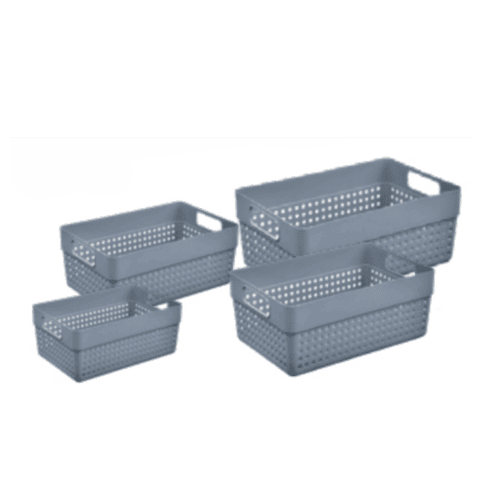 Mand rechth. in zeegras met handvat (34x24xh18cm)
