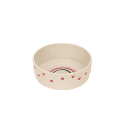Lässig siliconen bowl Happy Rascals Heart