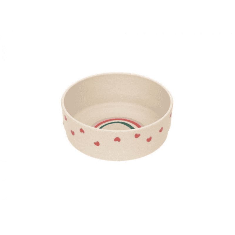 Lässig siliconen bowl Happy Rascals Heart