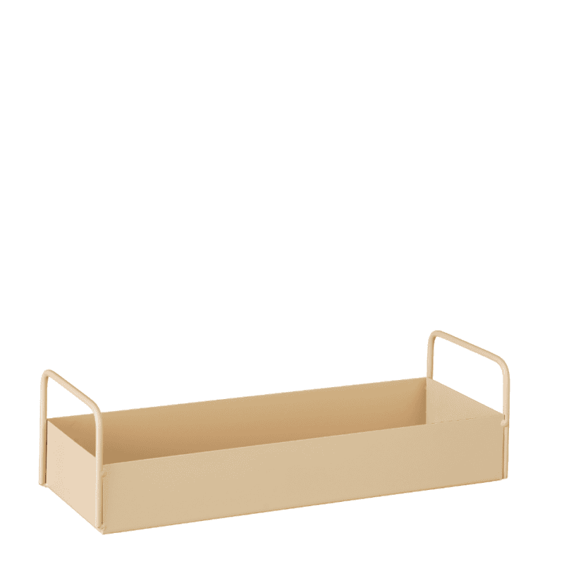 Decoratie tray beige - l33xb12xh9cm