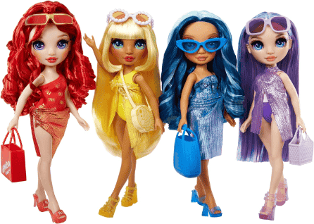 Rainbow High Swim & Style Fashion Dolls - 4ass