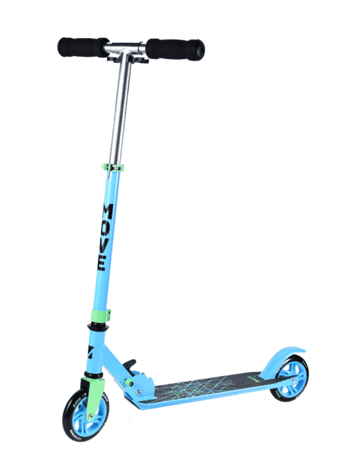Maple Skate scooter 125mm stripes blue
