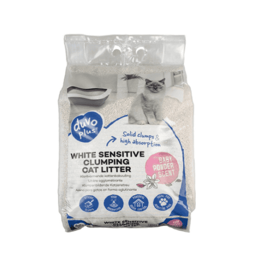Duvo+ Kattenbakvulling babypoeder sensitive 12kg