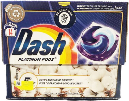 Dash Pods Platinum 14sc frisheid van katoen 331.8G