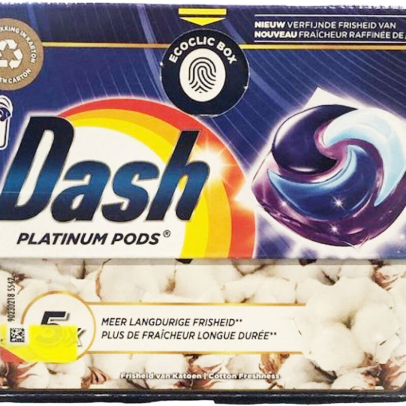 Dash Pods Platinum 14sc frisheid van katoen 331.8G