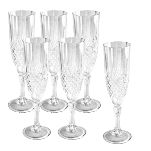 Champagneglazen 200 ml 6 st.