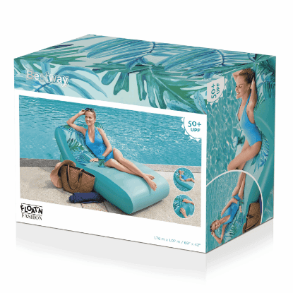 Lounge 176x107cm Luxury in blauw