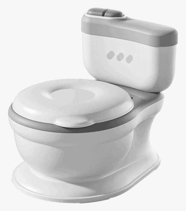 DING Mini toilet grijs