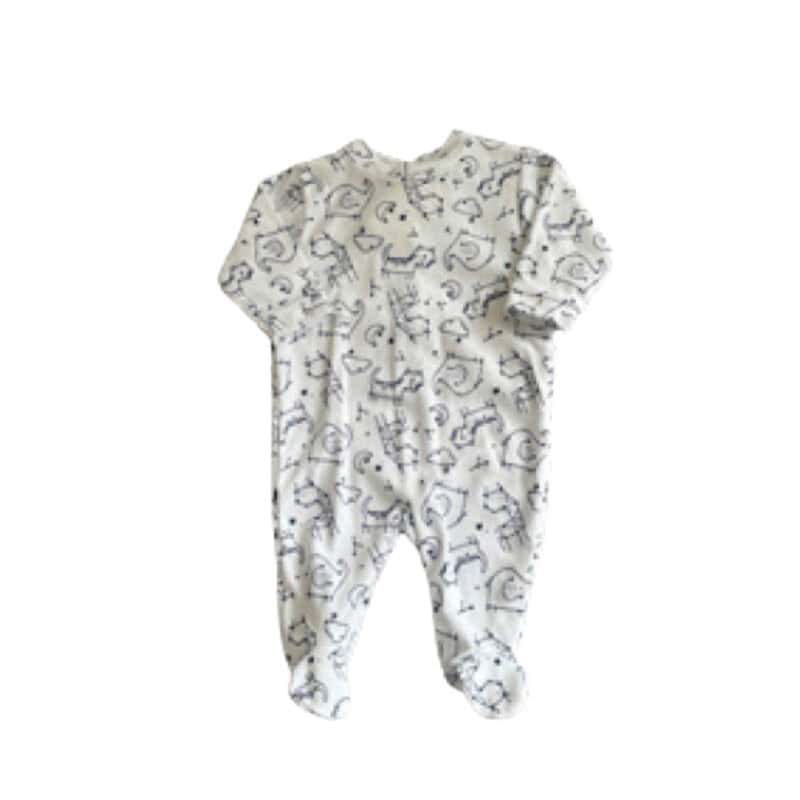 Pyjama giraf/olifant 0M-9M