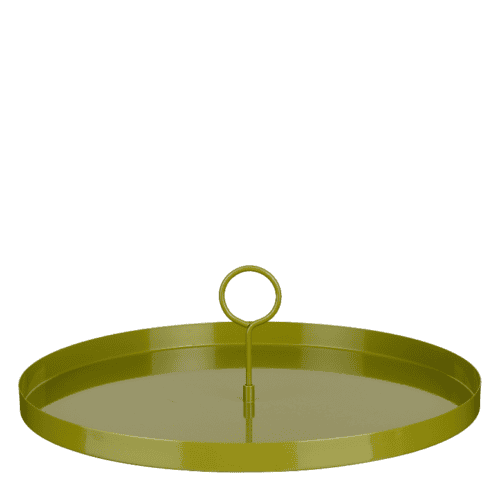 Aston tray h12xd40cm d.groen