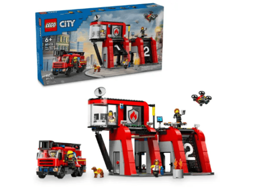 Lego City Brandweerkazerne met brandweerauto