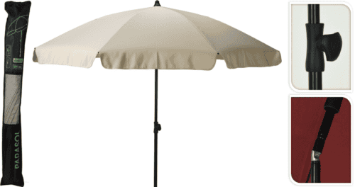 Tuinparasol 200cm Creme UPF30+