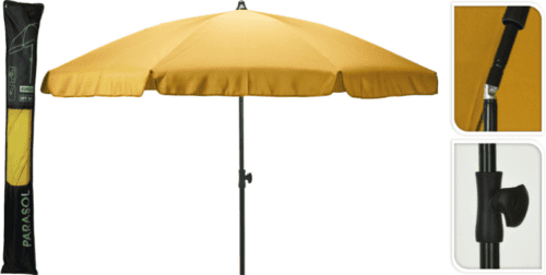 Tuinparasol 200cm Oker Geel UPF30+