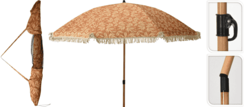 Tuinparasol 200cm Oker Print UPF30+