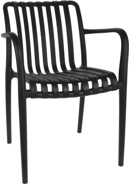 Tuinstoel PP Zwart