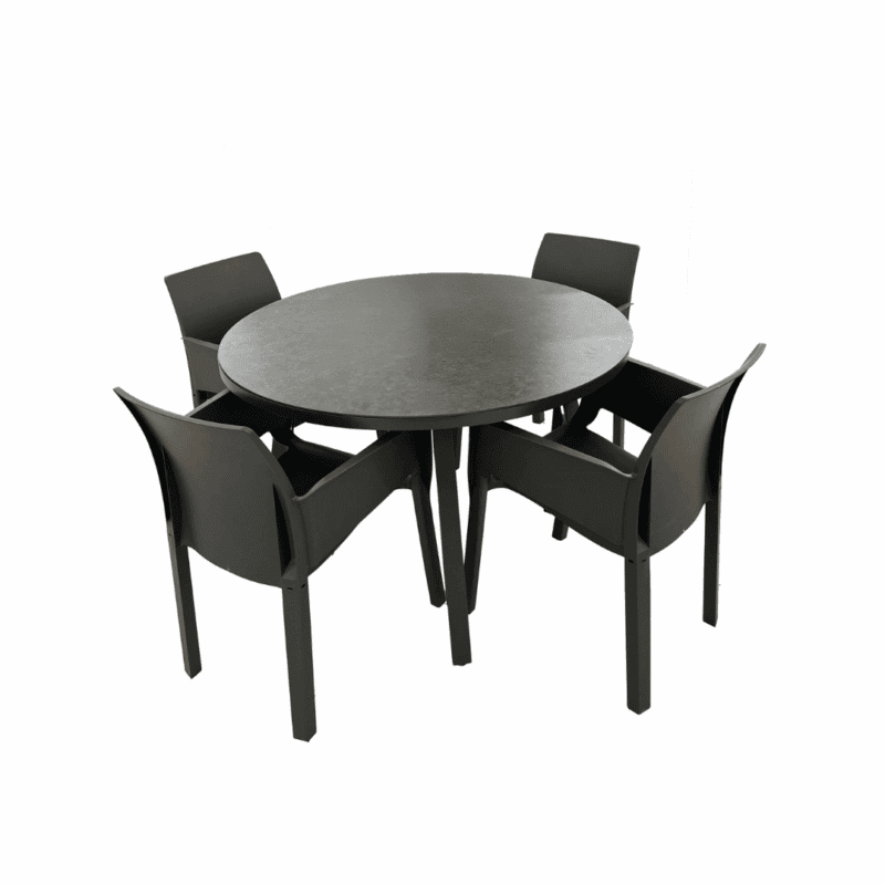 Hartman Livorno Tafel rond 120cm in ceramic/xerix