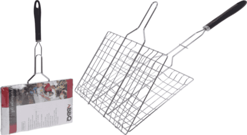 BBQ Hamburgergril 35X22 cm  chroom