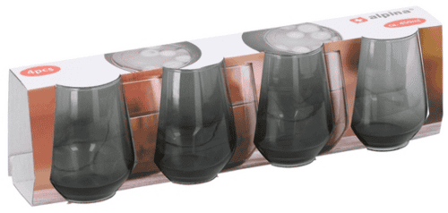 Drinkglas - Smoke 450ml 4st