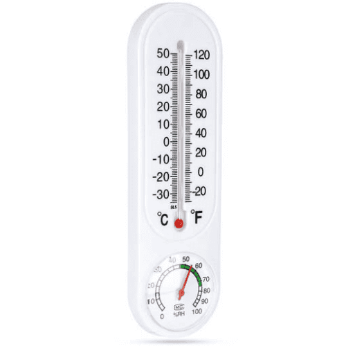 Thermometer met hygrometer 22cm