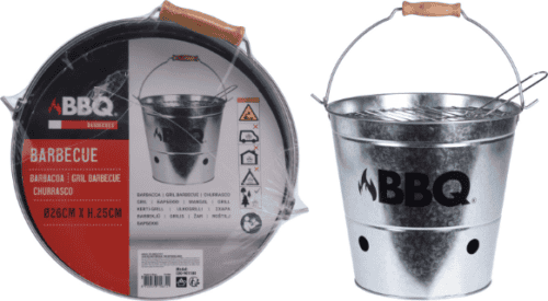 BBQ emmer zink 26.5cm