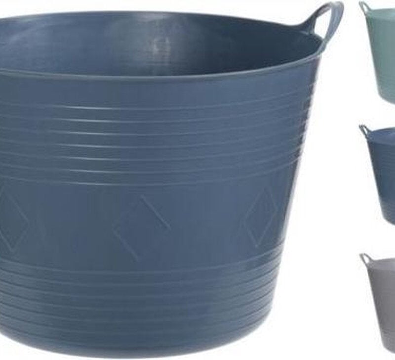 Emmer flexibel 43L in PP - 3ass kleuren