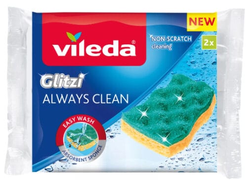 Vileda glitzi always clean 2stuks schuurspons