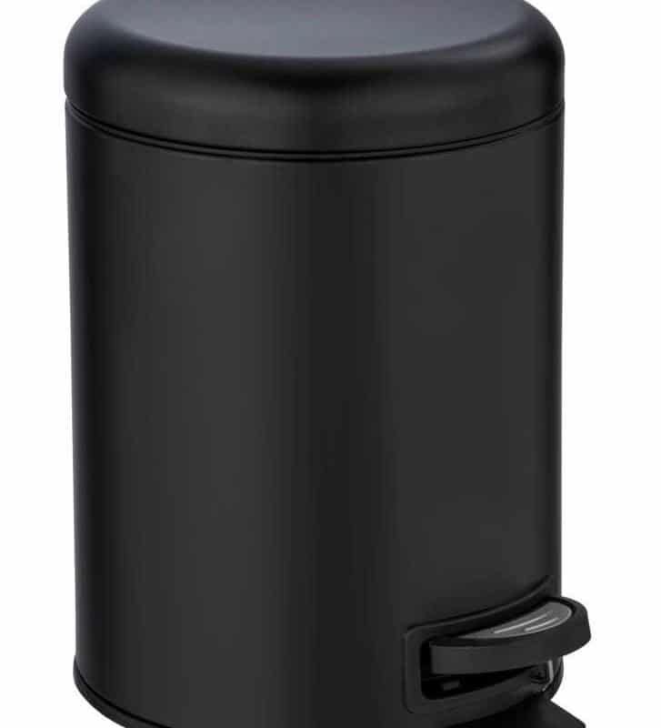 Afvalemmer Leman 3 liter mat zwart
