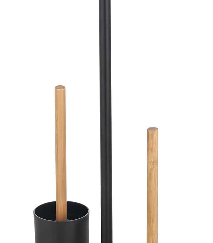 WC-boy 4 in 1 zwart/bamboe