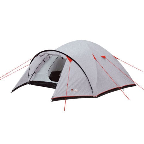 Tent Corte 3 in grijs/rood
