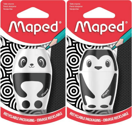 Maped Slijper Shakky 1- gaats Panda/Pinguïn