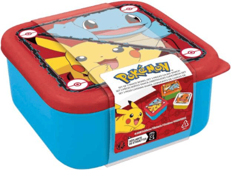 Pokémon snack boxes set 3 pcs